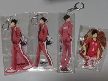 하이큐 쿠로오 테츠로 아크릴 키링 아크릴 스탠드 세트