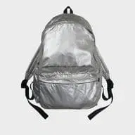 실버 광택 백팩 백팩