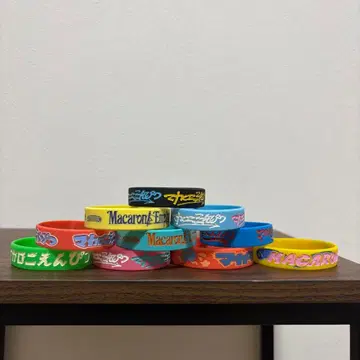 마카로니 연필 러버밴드 10개 세트