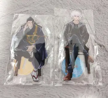 주술회전 혜택 아크릴 스탠드 [ 고죠 사토루, 게토 스구루 세트 ]