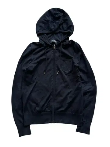 'd&g'cotton knit tight zip hoodie