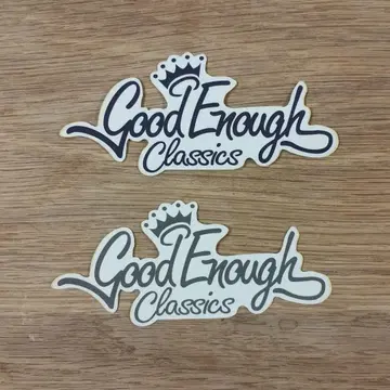 GOODENOUGH Classics 스티커 2장 세트 클래식 로고