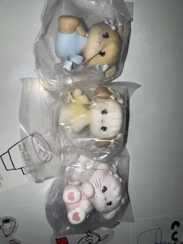 밋코 캐릭터 피규어 3체 세트