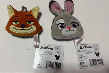 주토피아 페이스 가마구치 파우치 닉 주디