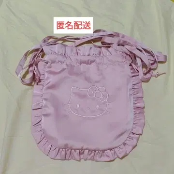 헬로키티 새틴 프릴 백 브링미 Bling Me! 핑크