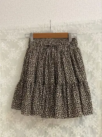 Honey Bunny 레오파드 스커트