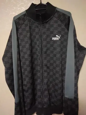 PUMA 로고 저지 XXL 블랙/그레이