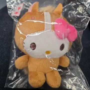 세븐일레븐 한정판 헬로키티 십이지신 마스코트 봉제 인형 말