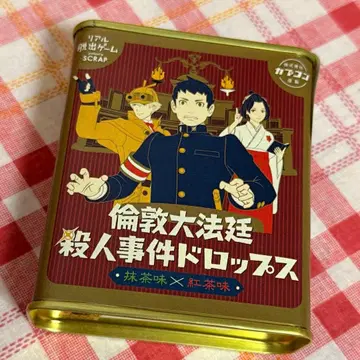 대역전재판 리얼 탈출 게임 바인더 부적 드롭스 캔 3종 세트