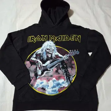 새상품급 IRON MAIDEN 그래픽 후드티 블랙 M~L 사이즈 상당