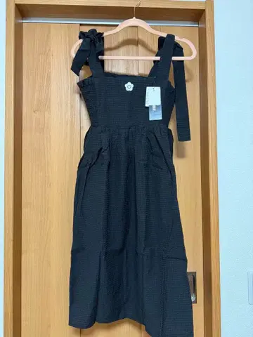 마리콴트 숄더 리본 원피스