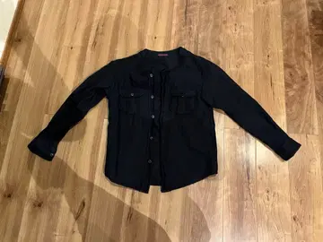 BLUE/BLUE 블랙 긴팔 셔츠 사이즈 3