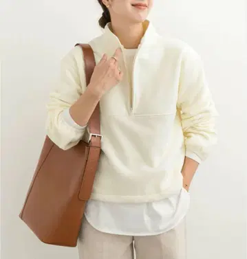 택 포함 새상품 DOORS 하프 지퍼 풀오버