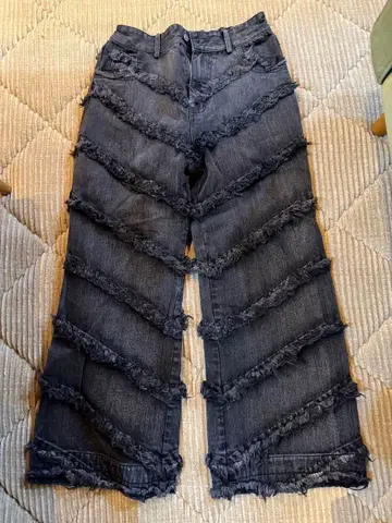 CLEL 프렌지 데님 S 사이즈