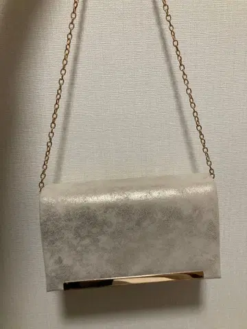 AIMER 실버 클러치백