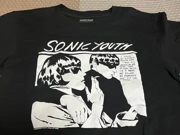 소닉 유스 그래픽 티셔츠 M 사이즈 소닉 유스