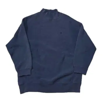챔피온 모크넥 맨투맨 네이비 리버스 위브