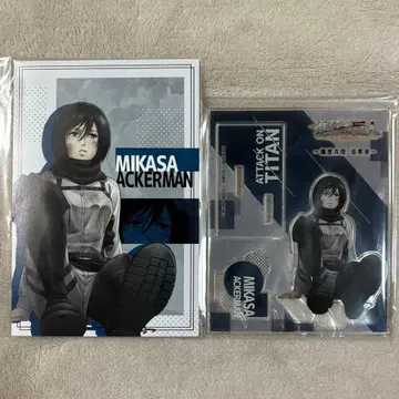 진격의 거인 미카사 애니메가 한정판 아크릴 스탠드 엽서