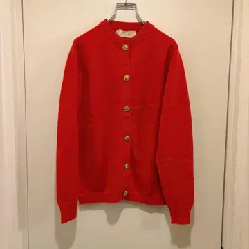 80s BRAEMAR 스코틀랜드제 캐시미어 가디건 36