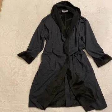 MEDOC 롱 코트 오픈 프론트 가볍고 부드러운 원단 속기모 9호