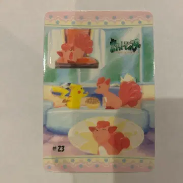 포켓몬 캐릭터 카드 #23 식스테일 피카츄