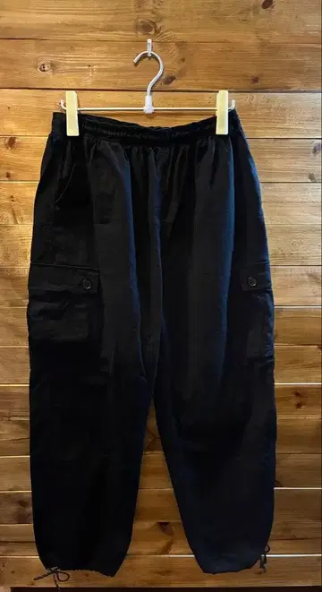 VOIRY 카고 팬츠 블랙