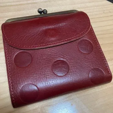 kanmi. 가마구치 지갑 (체리 레드)