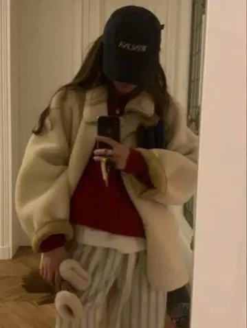 ounce 무스탕 코트 아우터 한국 여성용