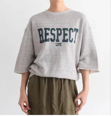 야마다야 CLOVE 로고 하프 슬리브 맨투맨