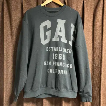 GAP 다크 그레이 맨투맨 L 사이즈