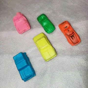 컬러풀 슈퍼카 지우개 5개 세트