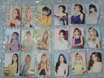 TWICE ON&OFF 2021 시즌 그리팅 트레이딩 카드 18장