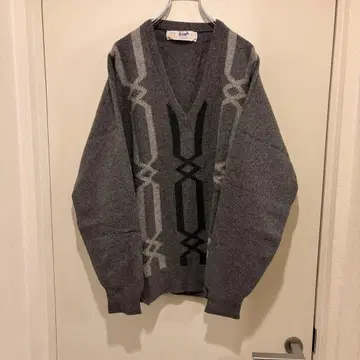 80s 프링글 오브 스코틀랜드 캐시미어 V넥 40