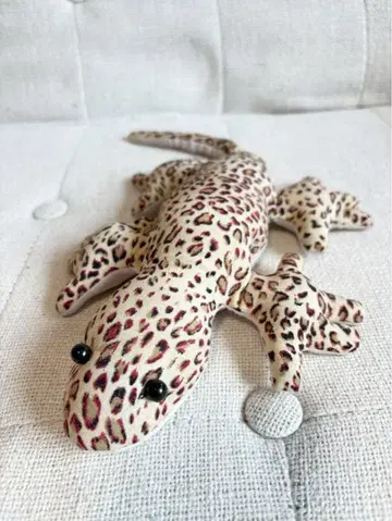 레오파드 도마뱀 봉제 인형