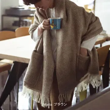 LAPUAN KANKURIT 기하학 패턴 울 스톨