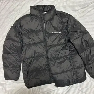 CONVERSE 블랙 다운 자켓