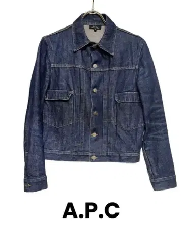 A.P.C. 블루 데님 자켓