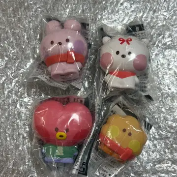 BT21 minini 프티 홀리데이 소프트 비닐 피규어 프라이즈