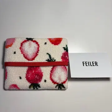FEILER 스트로베리 도트 티슈 파우치