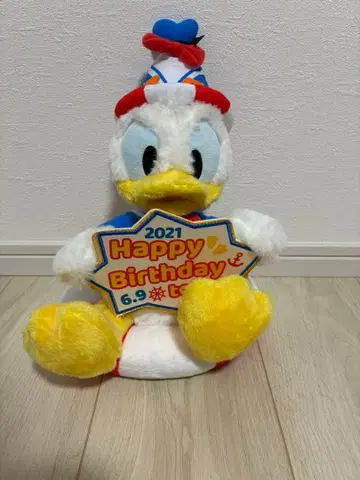 도널드 덕 2021년 생일 봉제 인형