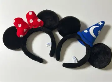미키 미니 머리띠 2개 세트 디즈니랜드