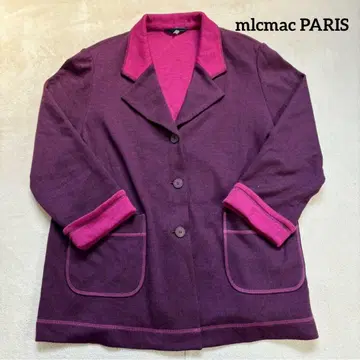 믹 맥 레나운 바이컬러 울 자켓 하프 기장 쇼와 레트로 일본제 빈티지