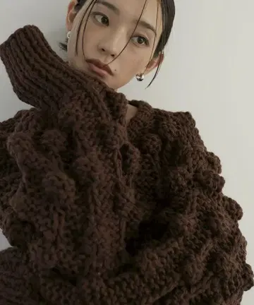 hellam 이번 시즌 신상 팝콘 핸드 니트