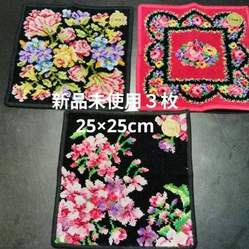 FEILER 꽃무늬 손수건 3개 세트