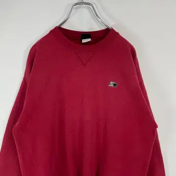 스타터 자수 로고 무지 v 가제트 맨투맨 트레이닝복 구제 의류 M