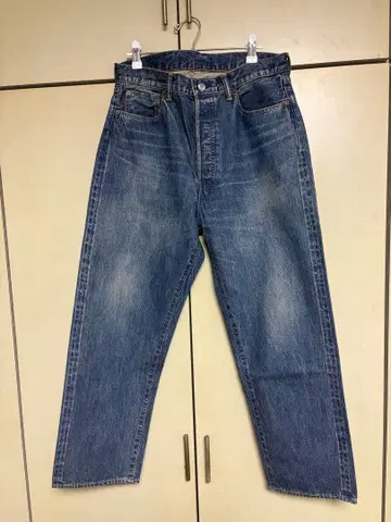 A.PRESSE Washed Denim Wide Pants 30