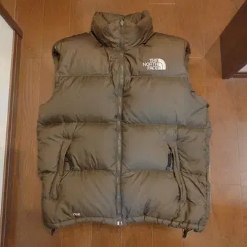 THE NORTH FACE 다운 베스트 L 브라운