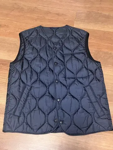 ASPESI 다운 베스트 이너 다운 네이비 BEAMS 구매 L 사이즈