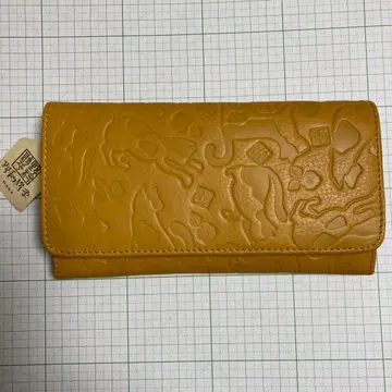 노무라 슈헤이 카부세 장지갑 고양이 천연 가죽 가죽