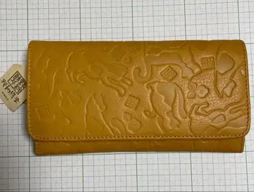 노무라 슈헤이 카부세 장지갑 고양이 천연 가죽 가죽